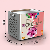 Machine à glaces miniatures commerciale pour usage domestique, nouvelle machine à glaces frites à base de fruits et de lait, haute productivité