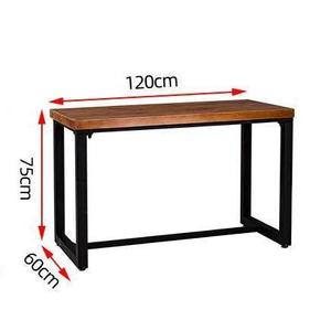 Juego de Mesa de Comedor Comercial de Madera Maciza y Metal, Estilo Moderno y Lujoso, para Cafetería, <span class=keywords><strong>Bar</strong></span> o Restaurante, Cuadrado, para 4 Personas, Muebles Duraderos - Product Image 6
