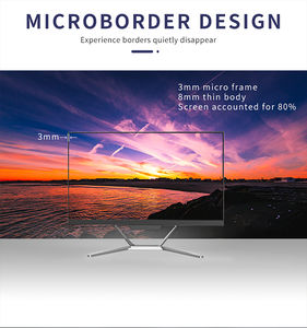 Sharerdp 23.8 pouces <span class=keywords><strong>Core</strong></span> i3/<span class=keywords><strong>i5</strong></span>/i7 1115G4/1215U tout-en-un ordinateur de bureau blanc/noir système Barebone d'enseignement des affaires avec support LCD - Product Image 3