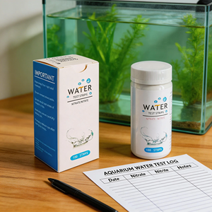 Tragbarer Nitrit-Nitrat-Teststreifen für Süßwasser- und Salzwasser-Aquarienwassertests - Product Image 1
