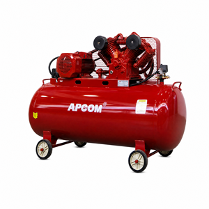 Compresor de Aire de Pistón sin Aceite de Alto Flujo APCOM 220V, Refrigerado por Aire, 15KW, Tanque de 1000L para Sandblasting y Pintura por Pulverización - Product Image 3