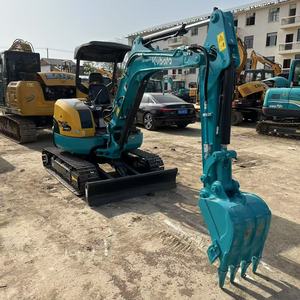 Excavadora pequeña sin cola Kubota U30 de tres toneladas, de segunda mano, muy vendida, con motor japonés original D1703, equipo de excavación hidráulico. - Product Image 5