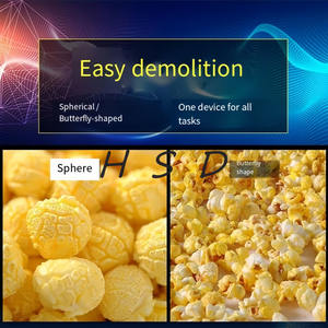 Machine à popcorn au caramel avec assaisonnement et sucre enrobé, et machine à emballer les fleurs aromatisées - Product Image 6