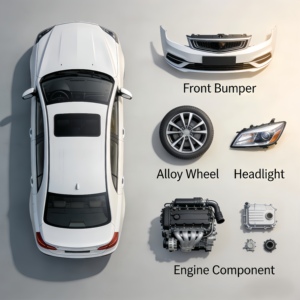 Nuevo Servicio OEM, Piezas Automotrices de la Marca VIT, Parachoques Delantero, Faro, Guardabarros, Capó, Accesorios para Automóviles Geely Emgrand X7 GX7 EX7 6 - Product Image 6