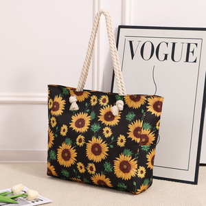 Bolso Tote para Mujer - Bolso de Hombro Grande Informal para la Playa, Diseño Moderno y Sencillo para Viajes de Verano, Compras y Uso Diario - Product Image 4