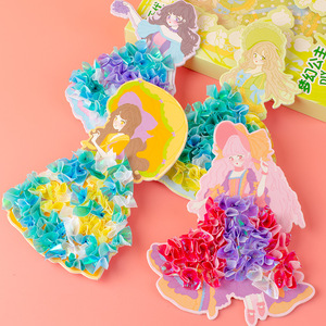 ชุดงานฝีมือ DIY เจ้าหญิงวิเศษ Poke-In Art สนุกสนานไร้ความยุ่งยาก ของตกแต่งตะกร้าอีสเตอร์ ของเล่นเสริมสร้างความคิดสร้างสรรค์และการเรียนรู้ Poke Art - Product Image 5