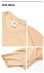 Camiseta Unisex de Algodón Compacto de 230G, Talla Grande, Color Sólido, Casual, Manga Corta, Ecológica, Personalizable con Logotipo ODM - Product Image 6