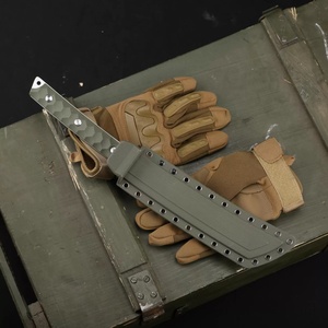 Cuchillo de Hoja Fija Ghost para Supervivencia al Aire Libre, Camping y Caza - Acero Inoxidable con Mango G10, Personalizable OEM - Product Image 2