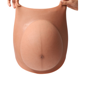 Ventre en Silicone Sans Peau Léger Faux Ventre de Grossesse Accessoire de Transformation Ventre Unisexe Surdimensionné Jumeaux 6 Mois 9 Mois - Product Image 5