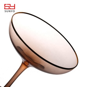 Verre makita en cristal soufflé à la main, décoration personnalisable, réutilisable, de couleur ambre, cristal, 1 pièce - Product Image 2