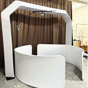 Le plus récent Vogue Overhead 360 Spinner Photo Booth Rgb 360 degrés a mené des arrière-plans d'éclairage - Product Image 6