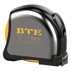 ตลับเมตร Bte 7.5 ม. Re25 มม. ตัวเรือนเหล็ก เครื่องมือวัดความแม่นยำสูง - Product Image 1