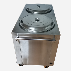 Calentador de Alimentos Eléctrico de Acero Inoxidable DFS05, Baño María, Bandeja para Buffet con 4 Recipientes de Acero Inoxidable, Capacidad de 12L - Product Image 2