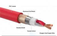 OEM grosir mikrofon kondensor peredam bising XLR 6 warna Set mikrofon isi 3-Pin tembaga murni kabel Audio Dual Cannon XLR untuk pria dan wanita
