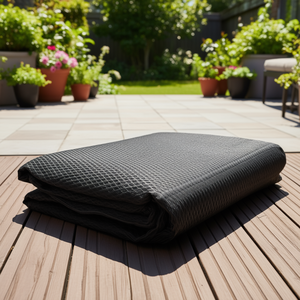 Black 5M Manual <b>Awning</b> With HDPE Sail And Iron Frame For Gazebo Shade Protection Anti-Uv <b>Wall</b>-<b>Mounted</b> Outdoor Cover FIERO TOSO-8 - Product Image 2