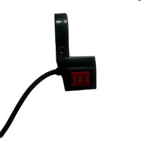 Vélo Électrique avec Commutateur à Trois Vitesses pour Contrôler les Vitesses Haute/Moyenne/Basse, Scooter 3 Vitesses, Bouton