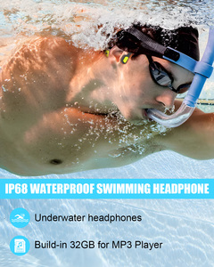 ESON Nouveau produit Casque de natation IP68 Écouteurs sans fil à conduction osseuse pour le <span class=keywords><strong>sport</strong></span> léger - Product Image 3