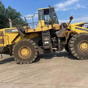 Chargeuse sur pneus KOMATSU WA600-6, capacité de 60 tonnes, équipement de construction lourd d'occasion, moteur Cummins, pompe Denison, modèle 2019 - Product Image 5