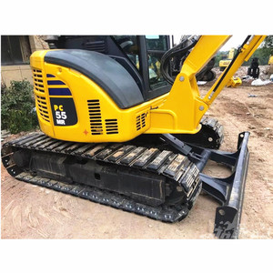 Excavadora Usada Komatsu PC55MR de 5.5 Toneladas con Cucharón de 0.2m³, Marca Japonesa Original, Mini Excavadora de Construcción, Pocas Horas de Uso, Certificación CE - Product Image 6