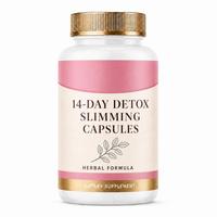 Pilules de désintoxication naturelles à base de plantes de haute qualité, naturelles, 14 jours, pour la perte de poids, brûlage des graisses, capsules amincissantes