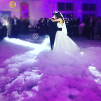 Machine à brouillard professionnel 3500W à faible hauteur de projection, générateur de fumée à glace sèche sans résidu pour effets de scène de mariage dans le nuage