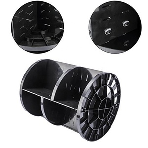 Ayarlanabilir makyaj atlıkarınca iplik tutucu depolama raf makyaj Caddy raf kozmetik organizatör 360 dönen makyaj organizatör - Product Image 5