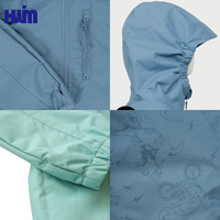 Veste réactive à l'eau pour hommes en plein air imperméable technologie de randonnée change de couleur lorsqu'il est mouillé coupe-vent léger