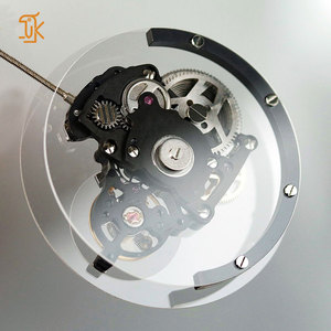 Mouvement automatique squelette transparent saphir, réserve de marche 45H, fabricants de mouvements mécaniques personnalisés - Product Image 3