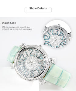 Low Moq <strong>Interchangeable</strong> <strong>Straps</strong> Woman Lady <strong>Watches</strong> <strong>Set</strong> Oem 18mm <strong>Strap</strong> Famous Brand Rhinestone Dial Female Diamond <strong>Watch</strong> for Women - Product Image 3