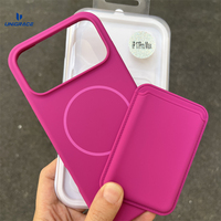 Coque en silicone magnétique pour iPhone 17 Pro – Étui magnétique pour iPhone 17