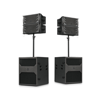 Sistema de Sonido Line Array Metálico Portátil y Almacenable de 10 Pulgadas, el Más Vendido, para Uso en Escenarios Interiores y Exteriores