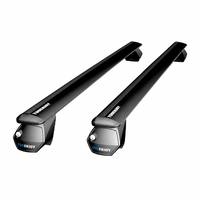 Système de barres de toit professionnelles pour voiture - Barres en aluminium aérodynamiques avec sécurité par clé, compatibles avec la plupart des modèles de SUV