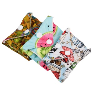 Toallas Sanitarias de Flujo Abundante para la Noche, Toallas Menstruales Reutilizables, Toallas de Tela Lavables de Bambú, Venta Caliente, OEM/ODM Ofrecido Gratuitamente - Product Image 3