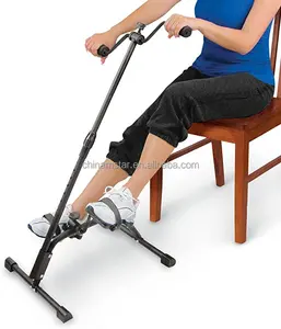 Exerciseur de pédale Portable léger Machine de colporteur d'exercice de jambe et de bras Mini exercice de pédale de cycle pour la récupération d'accident vasculaire cérébral