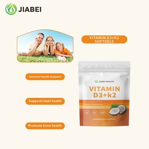 Gélules de vitamine D3+K2 personnalisées en usine, soutiennent la santé immunitaire et cardiaque, suppléments vitaminiques OEM/ODM - Product Image 6