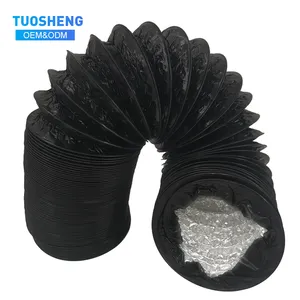 Ventilation Hvac System Return Air Vent Aluminium Flexible Spiral Duct