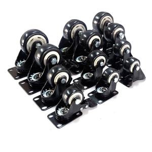 รถเข็นล้อพีวีซีแบบมีล้อล็อก4นิ้วล้อหมุนเบาทนทานต่อการสึกหรอแบบใหม่สำหรับโรงแรม - Product Image 1