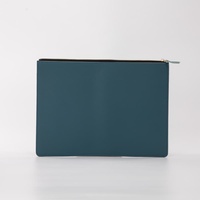 Carpeta de Archivo de Cuero con Cierre Premium A4, con Bolsillos Interiores para Documentos y Ranuras para Tarjetas de Visita, para Portafolio de Reuniones de Oficina