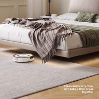 Cama Doble Ajustable Xingjie con Estructura de Madera Sólida, Diseño Moderno y Minimalista, con Cabecera de Cuero Vacuno y Sistema de Suspensión Tipo Orejas de Elefante