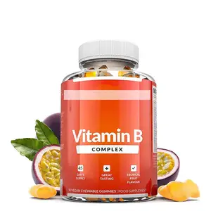 OEM Vitamin B Complex Elderberry Biotin Apple Cider Collagen Vegan Gummies