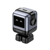 UGREEN CD359 Chargeur rapide USB-C 30W GaN, design robot mignon, adaptateur mural Type C PPS, charge rapide portable pour iPhone Android