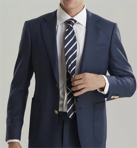<span class=keywords><strong>Traje</strong></span> de <span class=keywords><strong>Hombre</strong></span> de Lana Ligera de Alta Calidad con Inspección de Control de Calidad al 100%, Trajes de <span class=keywords><strong>Hombre</strong></span> de Corte Entallado, Talla Personalizada, Líneas Fluidas - Product Image 2