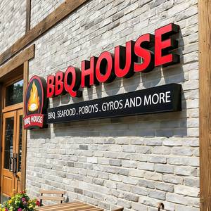 Letrero Exterior Personalizado con Letras de Canal Iluminadas por LED, Letrero Frontal Acrílico 3D para Publicidad Comercial con Logotipo Empresarial - Product Image 5