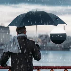 Fabrika özel ekstra büyük golf şemsiyesi promosyon kişilik rüzgar geçirmez su geçirmez otomatik açık şemsiye ile logo