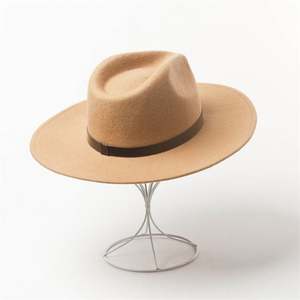 Sombrero Fedora de Lana de Ala Ancha X1004, Sombreros de Fieltro de Lana Unisex, Sombreros Transpirables Personalizables - Product Image 6