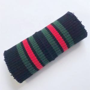 Venta al por mayor precio de fábrica personalizado respetuoso del medio ambiente lana invierno primavera gran oferta productos collares rayas gruesas Color costilla puños de punto - Product Image 3