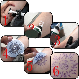 Gel de Transferencia para Tatuajes 1oz 30ml, Crema para Plantillas de Pequeña Capacidad, Suministros para Tiendas de Tatuajes para Transferencia en Papel de Plantilla - Product Image 3