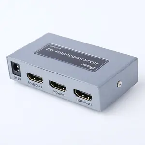 DTECH 최고의 고품질 1X2 HDMI Spliter 1 2 아웃 2 웨이 포트 비디오 분배기 4K HDMI 분배기 4K TV DVD PS3