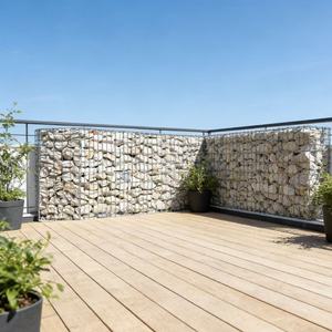 Panier 2x1x1M 2x1x0.5M Boîte Panier en gabion lourd en pierre Gabion galvanisé soudé Murs en gabion pour prix d'usine - Product Image 1