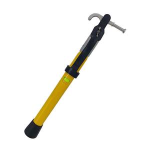 Alavanca telescópica isolante triangular alaranjada <span class=keywords><strong>2</strong></span>.43m-15m vara quente da fibra de vidro da alta tensão - Product Image 4